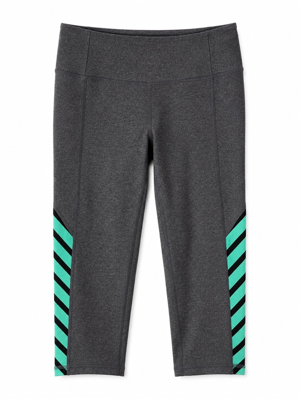Alo Yoga Airbrush Gradient Evermint Capri Leggings Gray Mint Size M